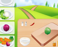 Cooking healthy salad online